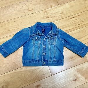 Baby gap Kids toddler 18-24 Blue Denim Jacket button down snaps